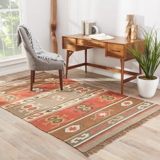 Santa Fe A Rectangle Southwestern 100 Jute Area Rug